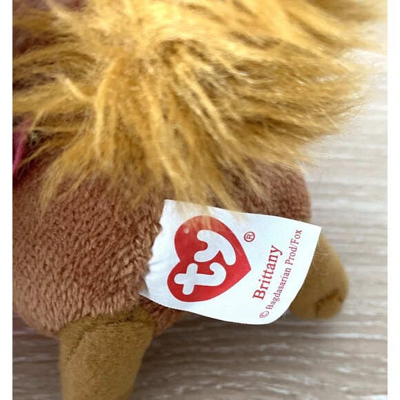 TY Beanie Babies Alvin and the Chipmunks Brittany Plush Stuffed Animal Toy 7" - Picture 4 of 4